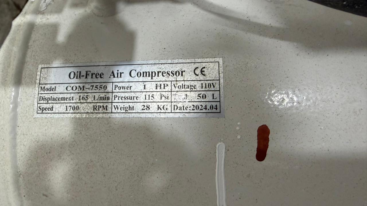 COMPRESOR OAKLAND COM-7550 TANK 50 LITROS