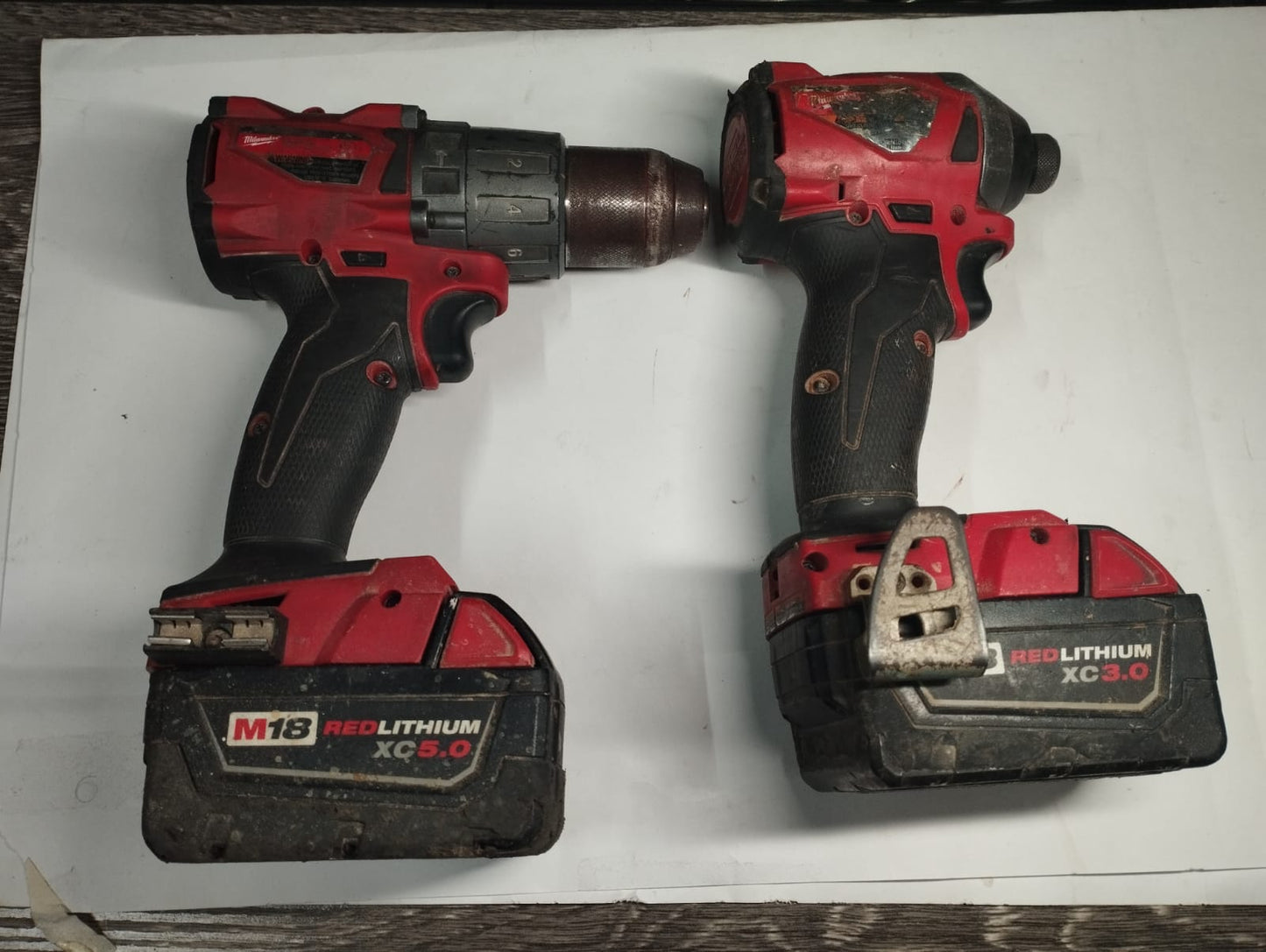 🔋 Kit Usado de Taladro y Atornillador Milwaukee 🔋