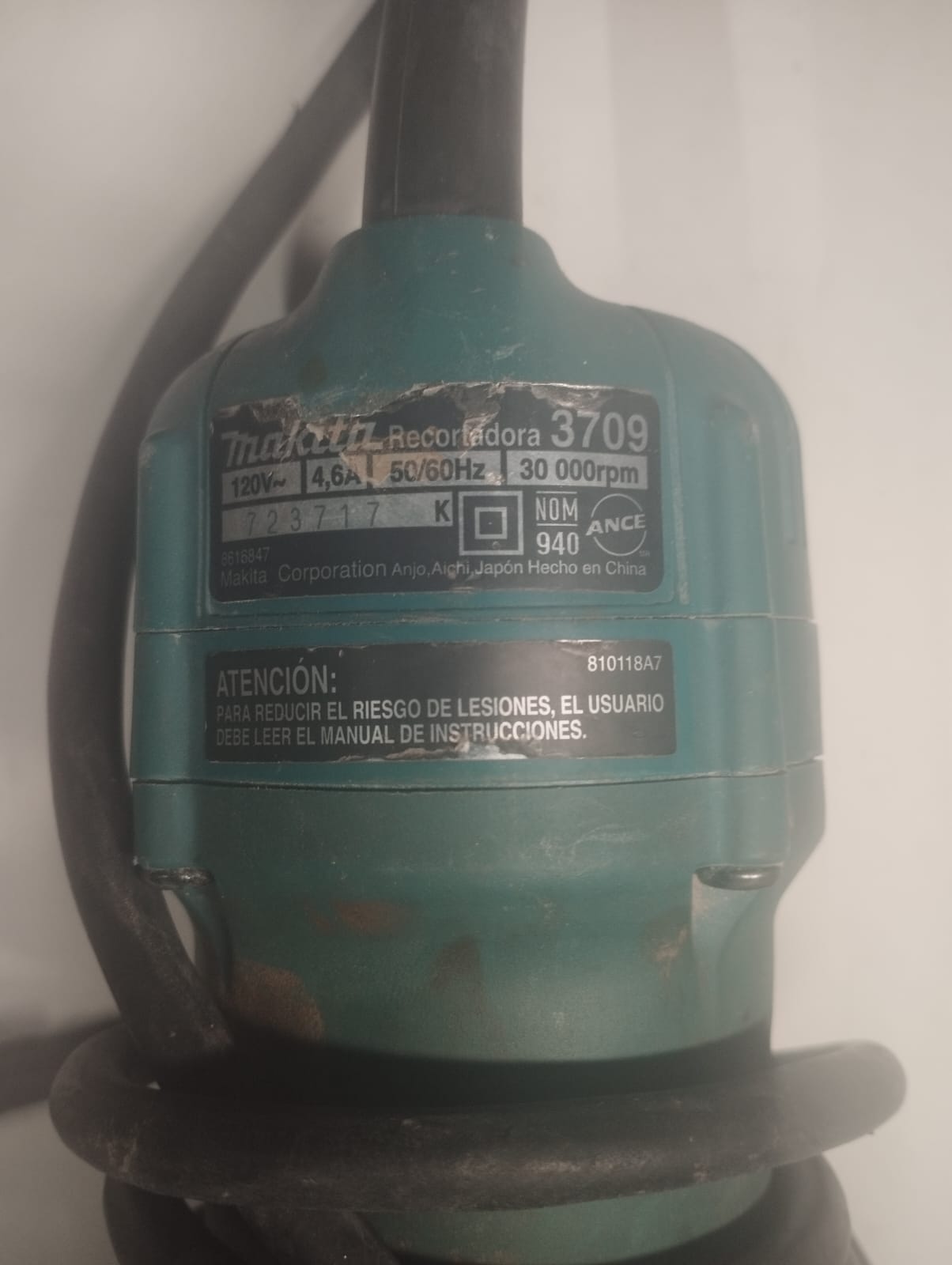 🪵 Mini Router Usado Makita Modelo 3709 🪵