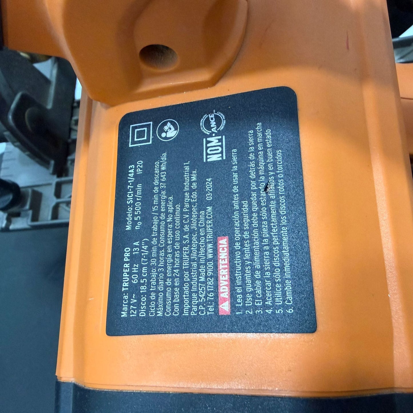 Sierra Circular Truper SICI-7-1/4A3