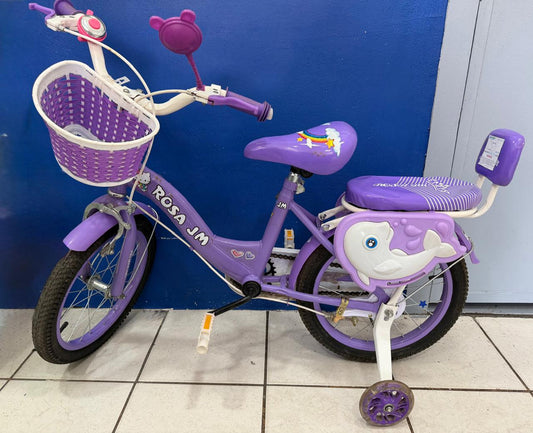 🚲💜 Bicicleta para Niña | Color Violeta | Rodada 16 💜🚲