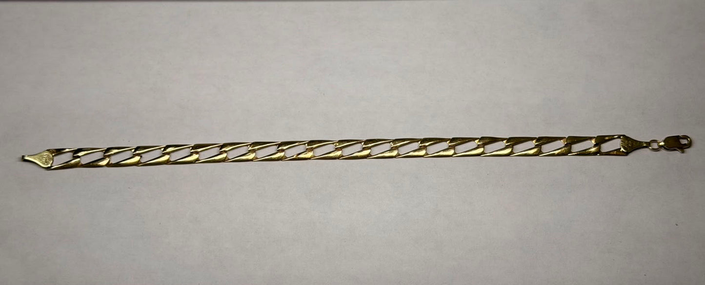 ✨💛 PULSERA DE ESLABONES DE ORO 10K | 5.9 GRAMOS | 22 CM 💛✨
