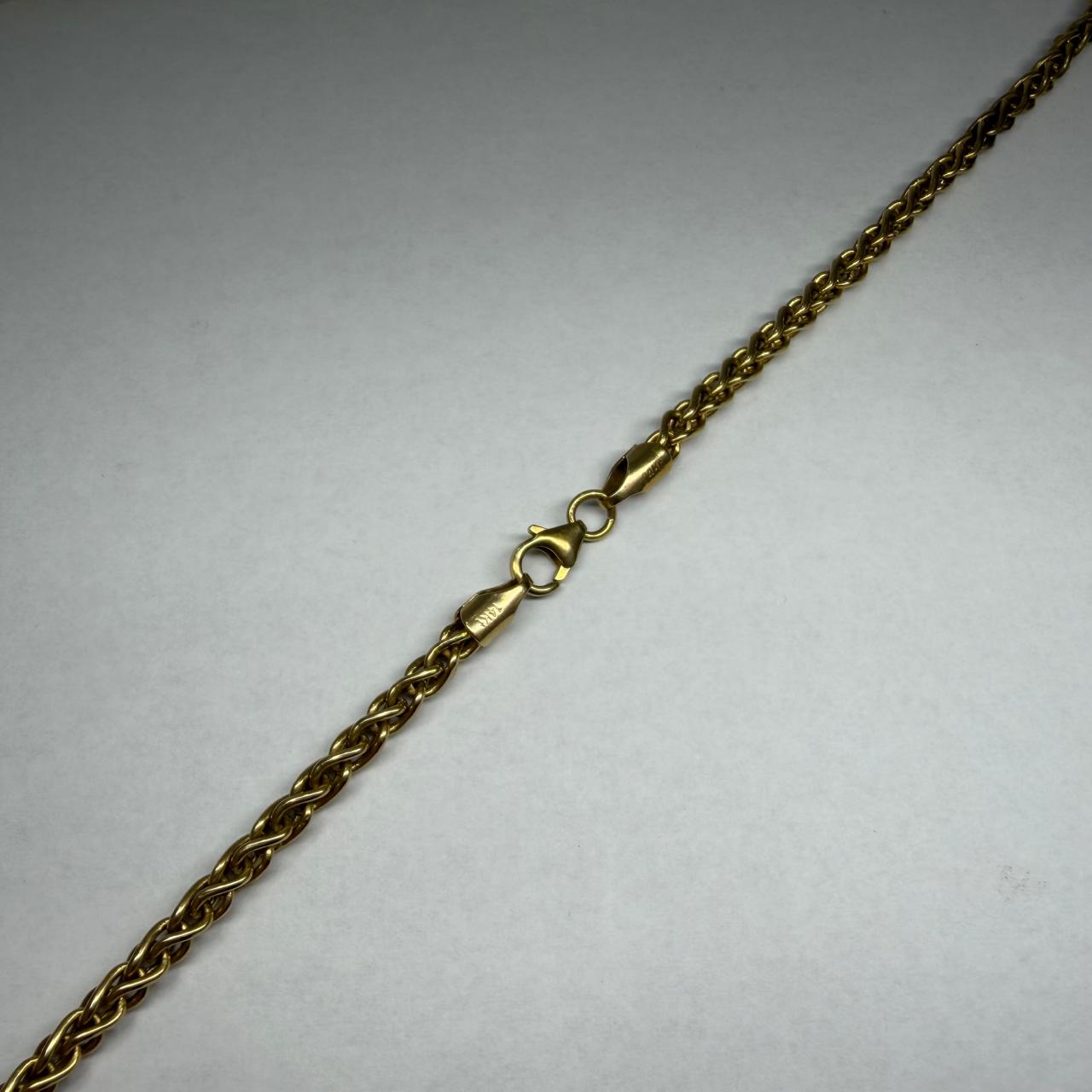 ✨💛 Cadena de Oro de 14K Diseño Eslabón Trenzado de 60 cm | 14.1 g de Oro 💛✨