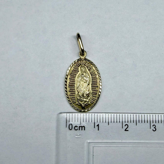 ✨💛 Dije de Oro de 10K – Virgen de Guadalupe | 2.4 g de Oro 💛🙏✨