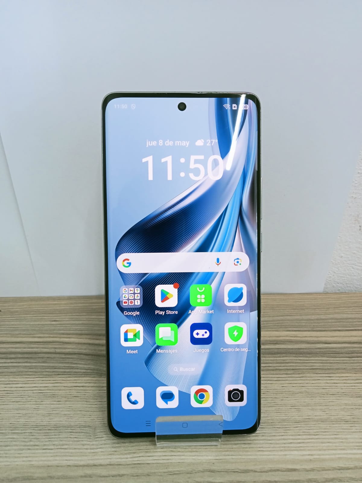 Celular Oppo Reno10 5G 256 GB gris 8 GB RAM