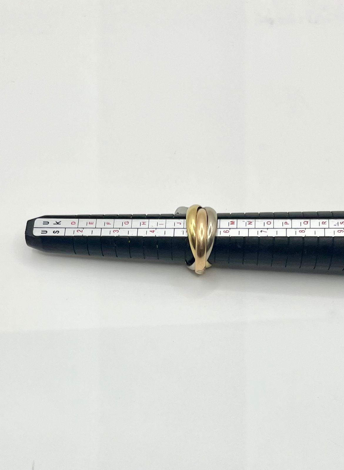 Anillo 4 argollas de oro 18k 8.7 grs #12