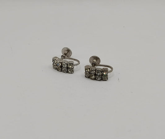 Aretes de broche PLATA925 peso 2.7gr, usado