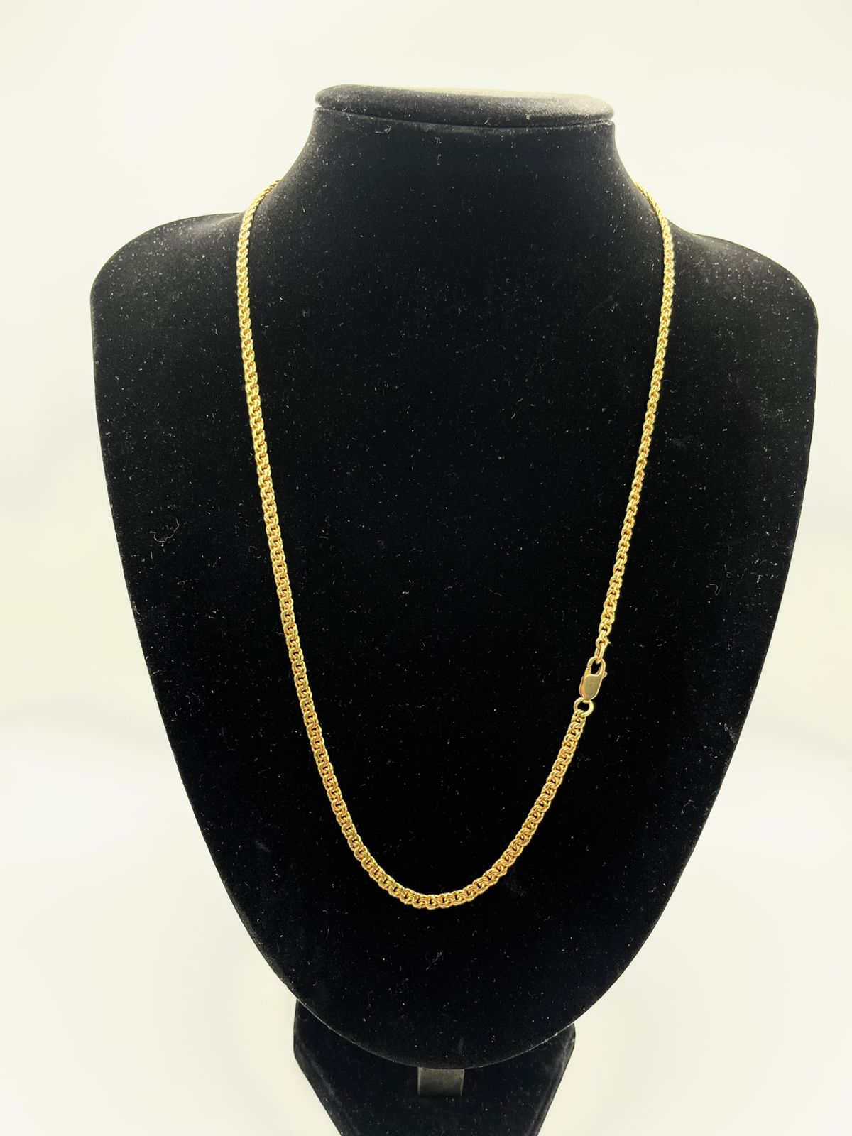 CADENA DE ORO TEJIDO ESPECIAL 14K 16.3 GRS MIDE 28 CM