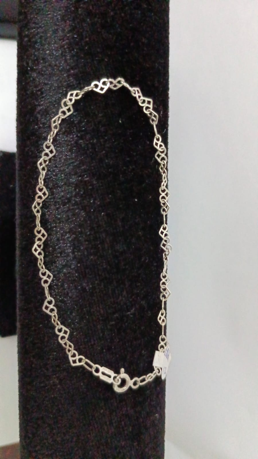 Pulsera de PLATA 925 diseño corazon peso 2.1gr, usado