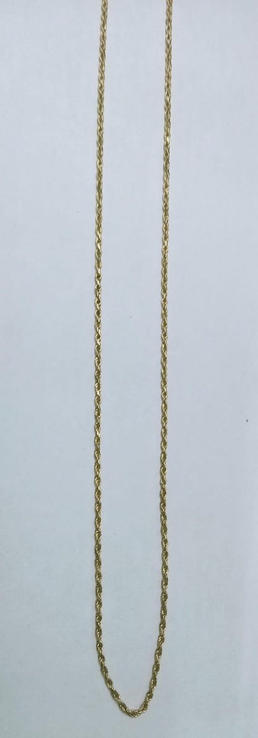 ✨ Cadena Torzal en Oro 10k – Brillo Clásico con Fuerza y Estilo ✨