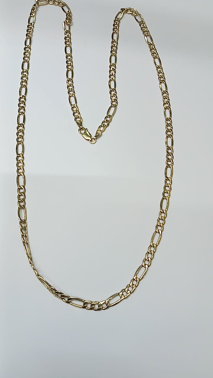 Cadena 3x1 en Oro 10k – 6.1 g / 30 cm