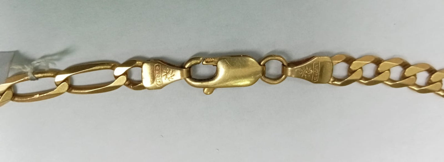 💎 Cadena Cartier Planchada en Oro 14k – Estilo Sofisticado con Brillo y Presencia 💎