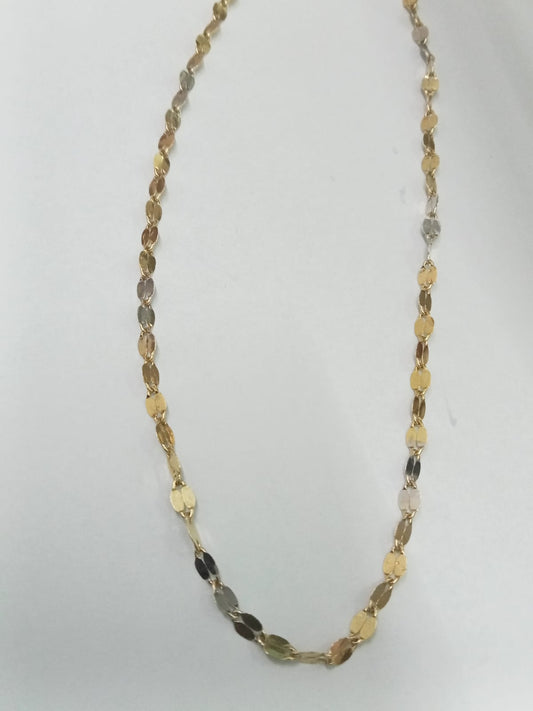 💫 Collar Tejido Moderno en Oro 10k – Estilo Contemporáneo con Brillo Atemporal 💫