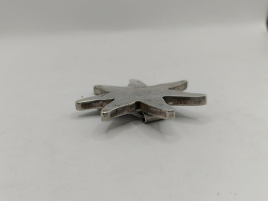 Dije de estrella PLATA peso 19gr, usado