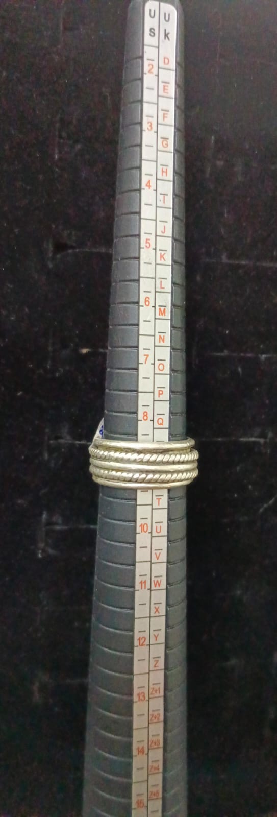Argolla giradotoria PLATA 925 peso 11.2gr, usado