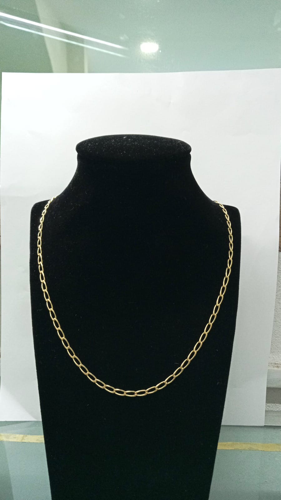 Cadena de oro 10k 30cm de largo 11.8gr