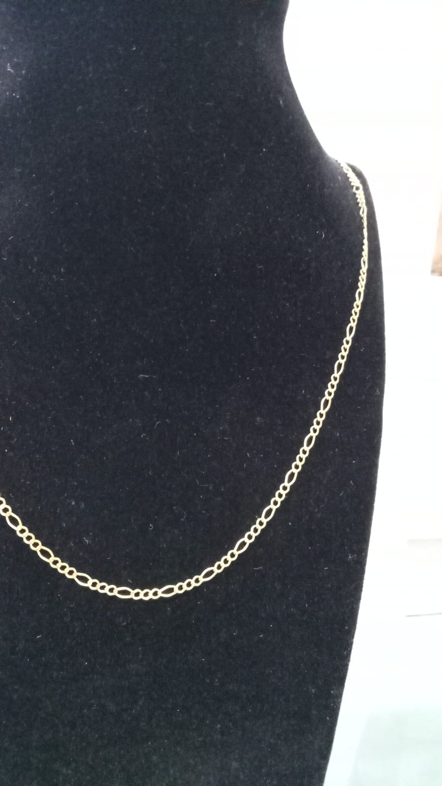 Cadena de oro diseño diamantado 14k 19cm de largo 6.8gr