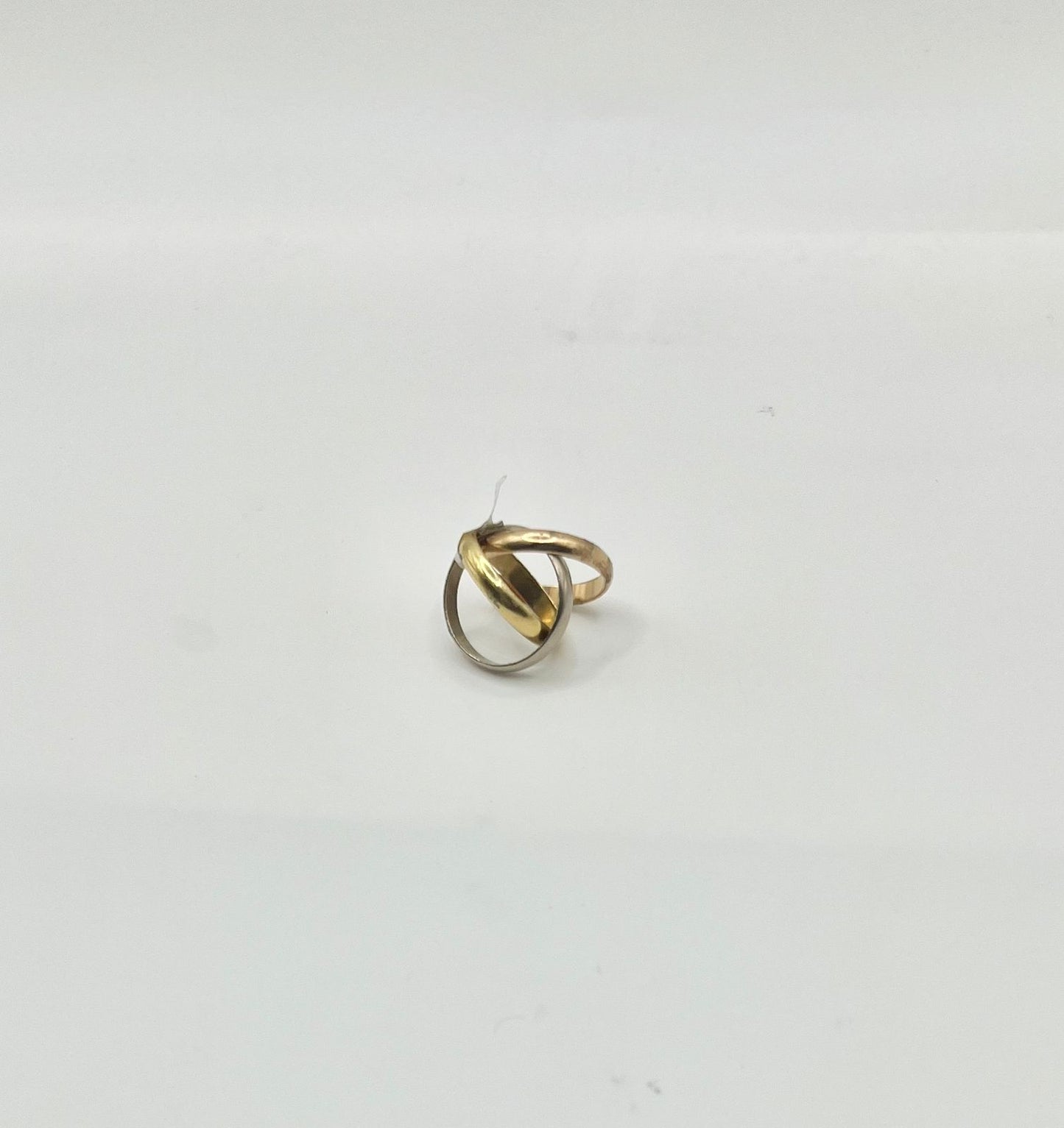 Anillo 4 argollas de oro 18k 8.7 grs #12