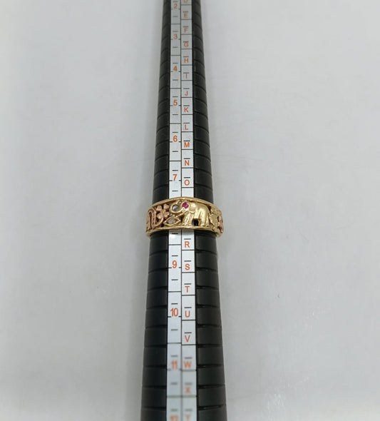 Anillo de la suerte ORO 8k peso 3.8gr, usado