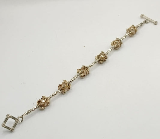 Pulsera con diseño PLATA925 peso 24.2gr, usado