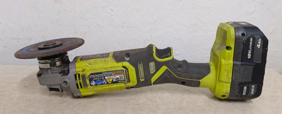 Esmeril Inalambrico RYOBI pcl445 con cargador, usado
