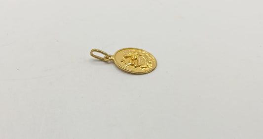 Medalla Religiosa ORO 10K peso 1gr