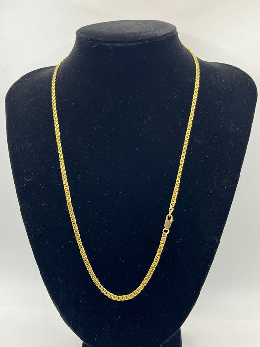 CADENA DE ORO TEJIDO ESPECIAL 10K 16.3 GRS MIDE 28 CM