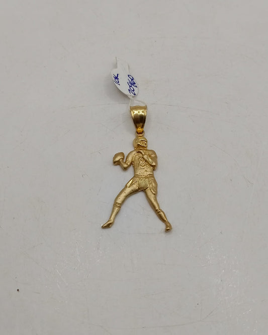 Dije de jugador ORO 10k peso 3.3gr, usado