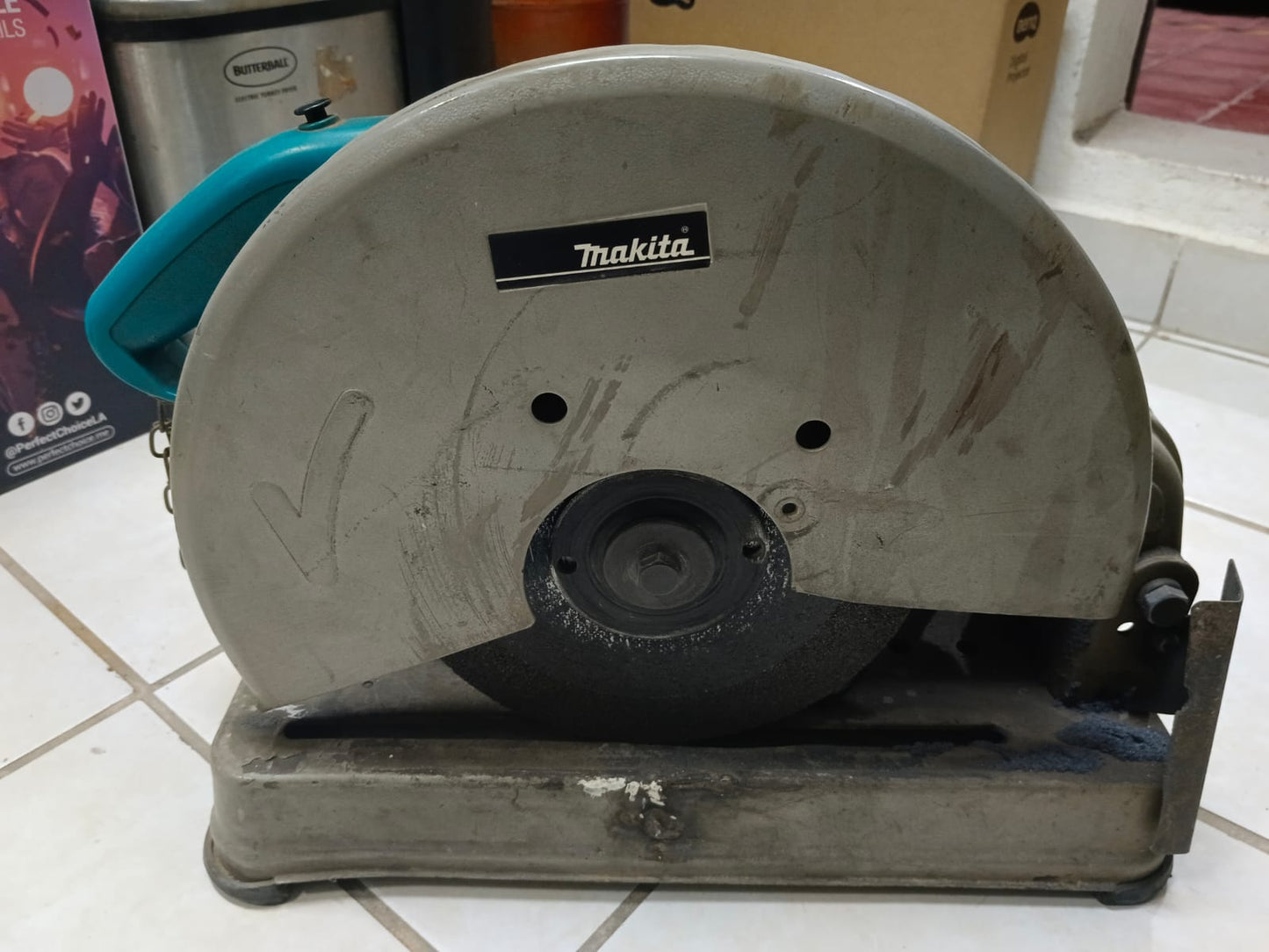 Cortadora de Metal Makita 2414nb con disco 14 pulgadas, uasdo
