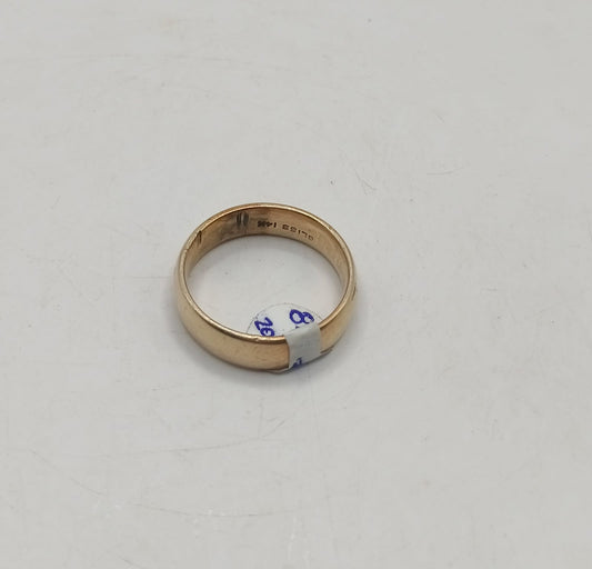 Argolla lisa ORO10k peso 8.5gr, usado