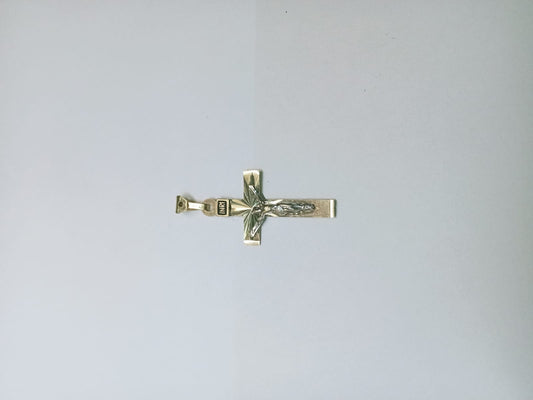 Dije de Oro 10K Diseño Cruz – Clásico y Elegante