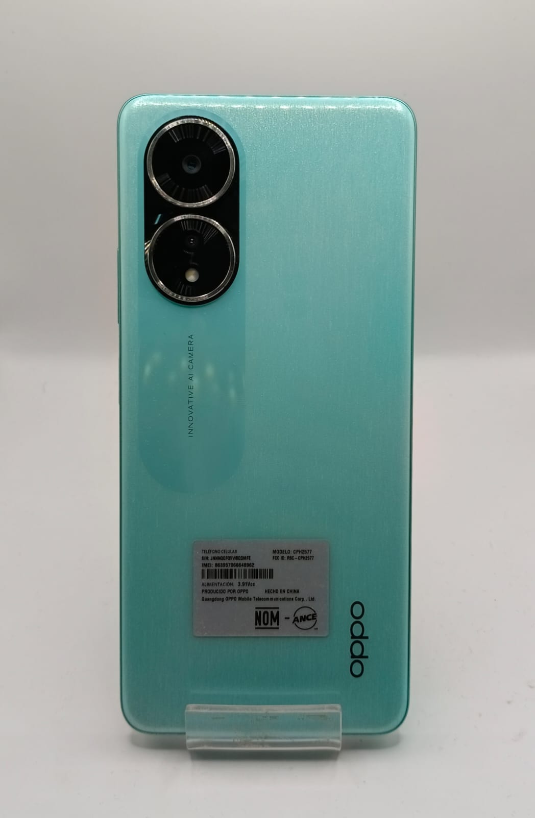 Oppo a58 256gb 6ram liberado, usado