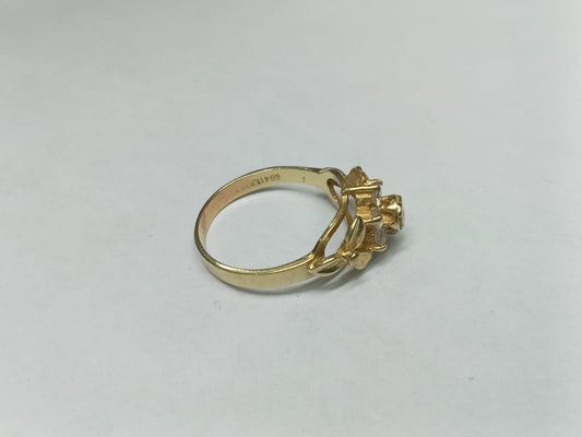 💍 Anillo de Oro 10K – Diseño 15 Años | Medida 6 ✨