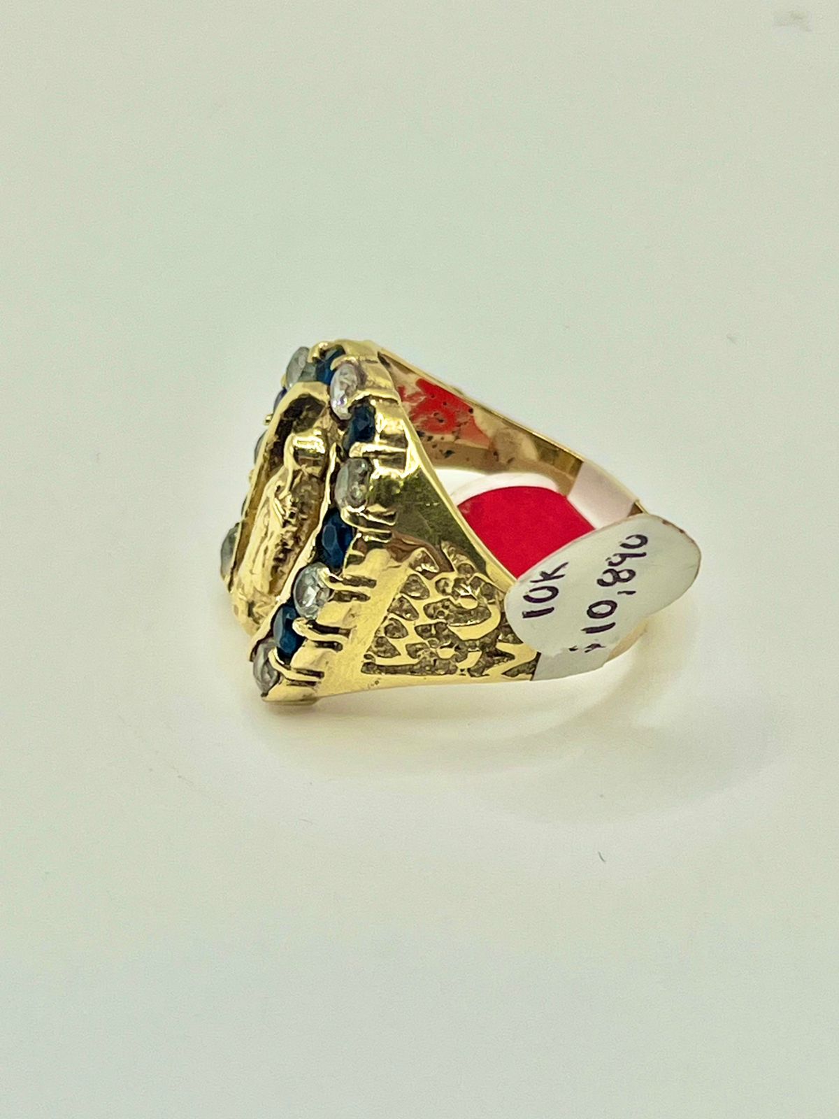 Anillo grueso de oro 10k 7gr # 11.5