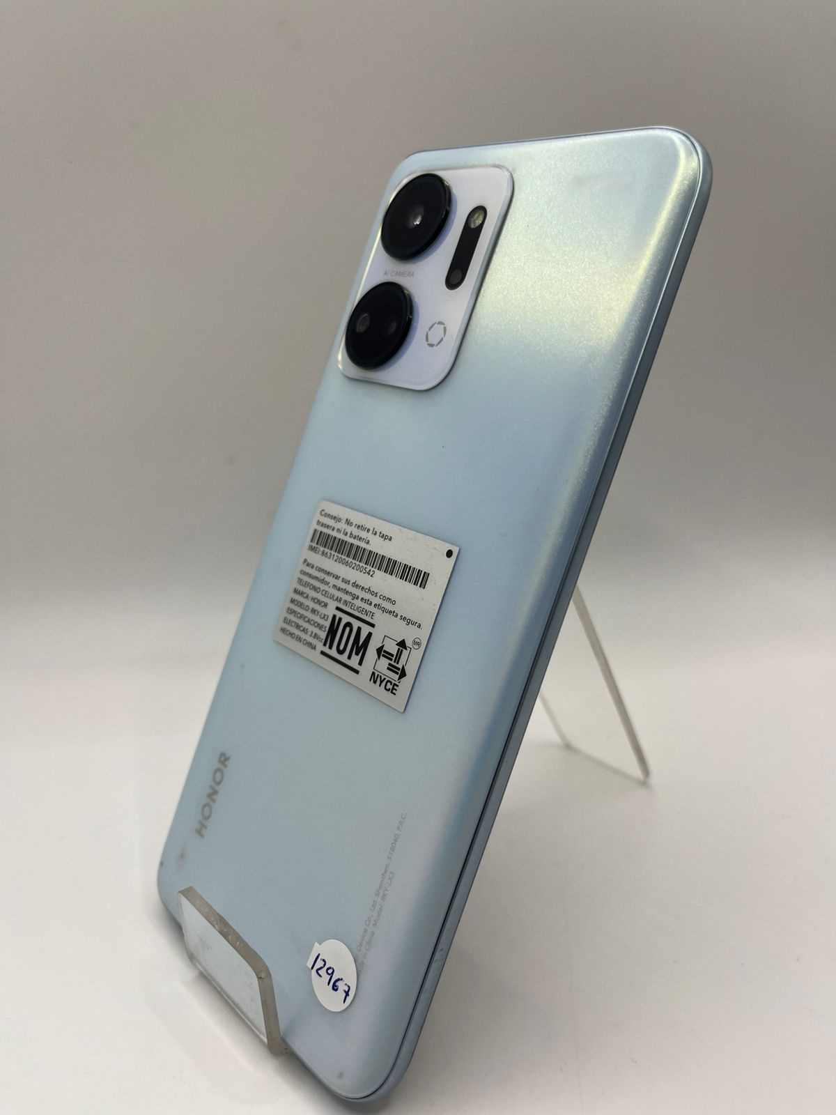 CELULAR Honor Honor X7a 128 GB plata titanio 6 GB RAM
