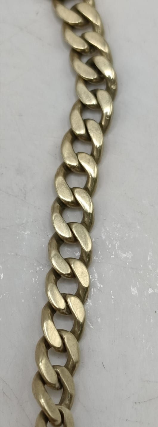 Esclava lisa ORO 10k peso 10.7gr, usado