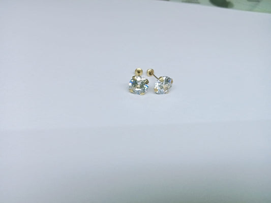 ✨ Broqueles de Oro 10K – Brillo Sutil, Elegancia Eterna