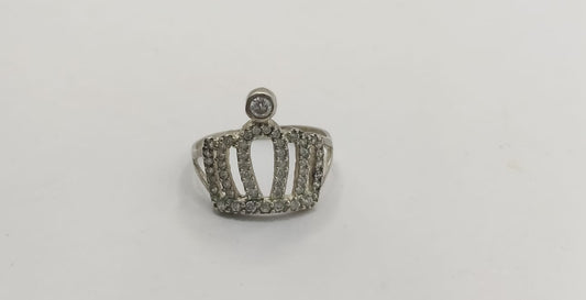 Anillo corona PLATA925 peso 2.7gr
