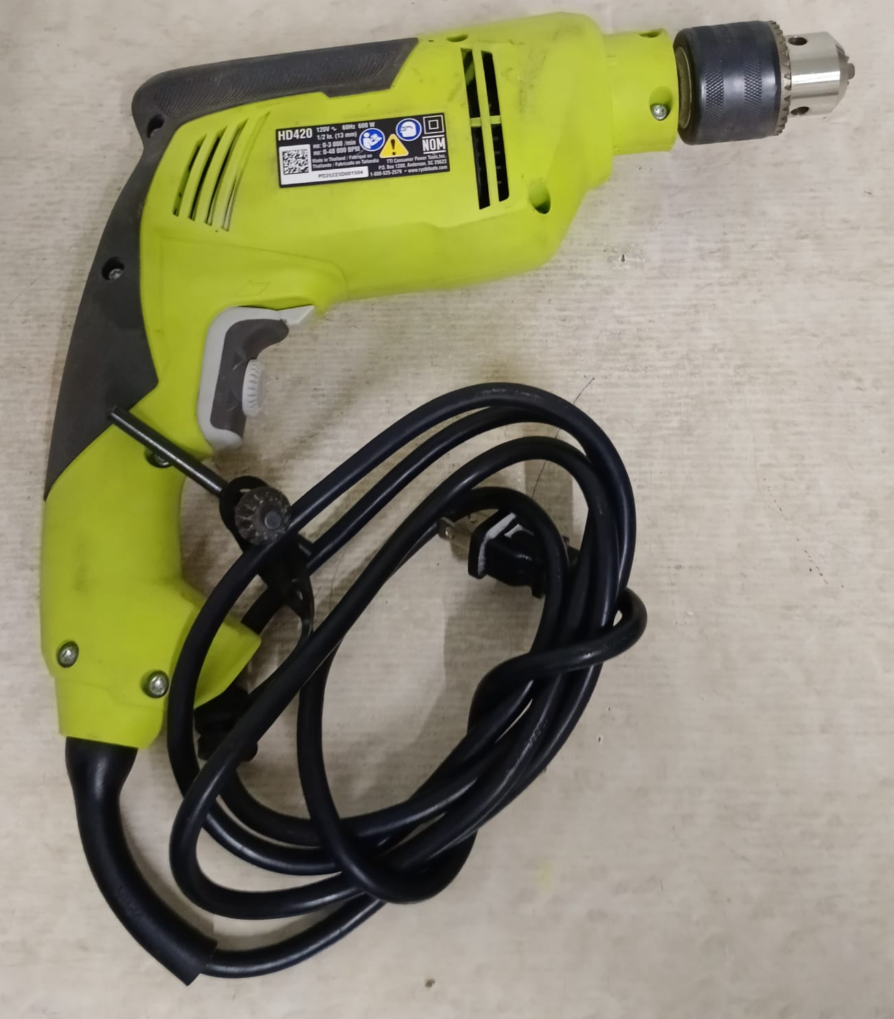 Taladro Ryobi HD420 - usado