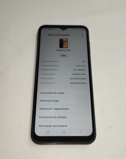 📱 SAMSUNG GALAXY A14 – 128 GB / 4 GB RAM 🔥 LIBERADO