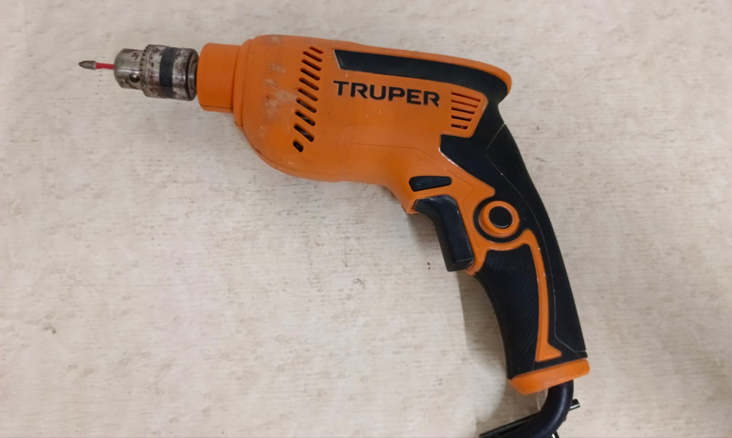 Taladro Truper con broca, usado