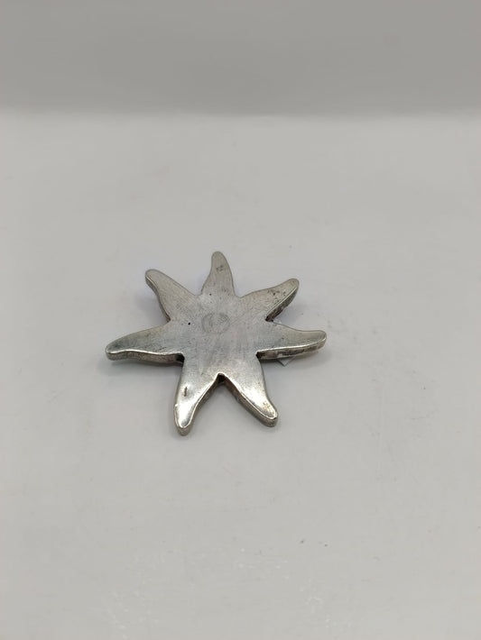 Dije de estrella PLATA  peso 19gr, usado