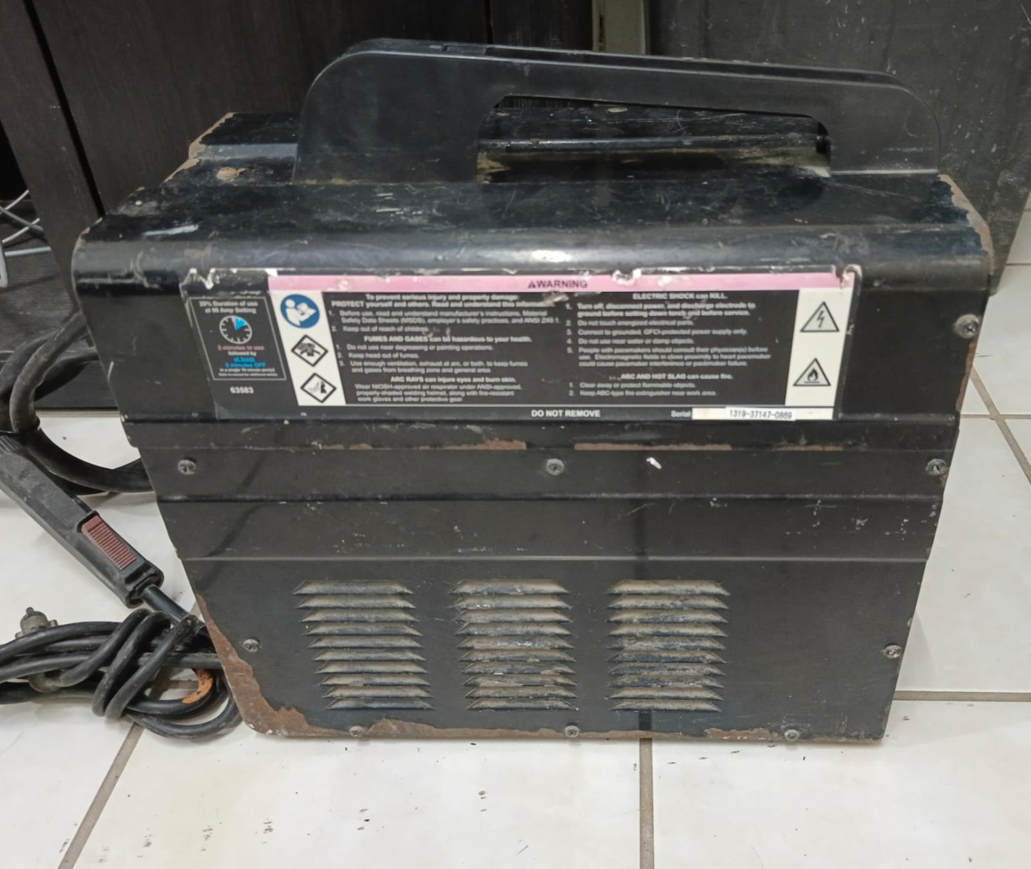 Soldadora / Maquina De Soldar Chicago Electric 125 Amp 📝 usada 📝