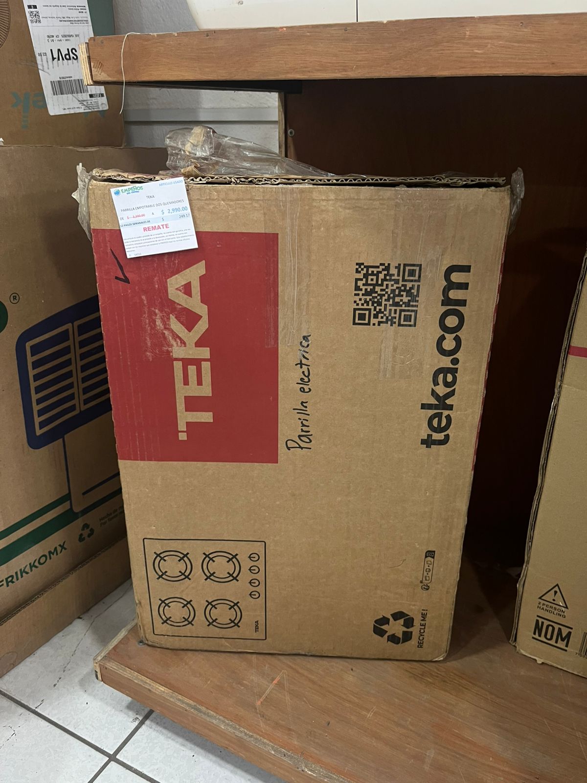 Parrilla Eléctrica Teka 4 quemadores
