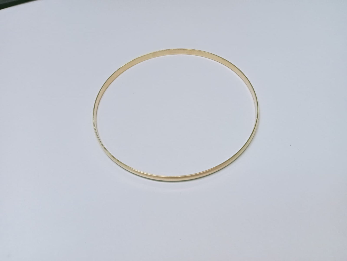 Pulsera Tipo Aro de Oro 14K – Diseño Liso y Elegante (5.8 g)