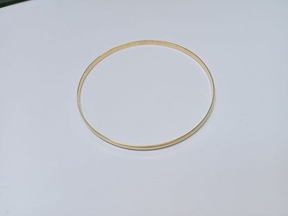 Pulsera Tipo Aro de Oro 14K – Diseño Liso y Elegante (5.8 g)