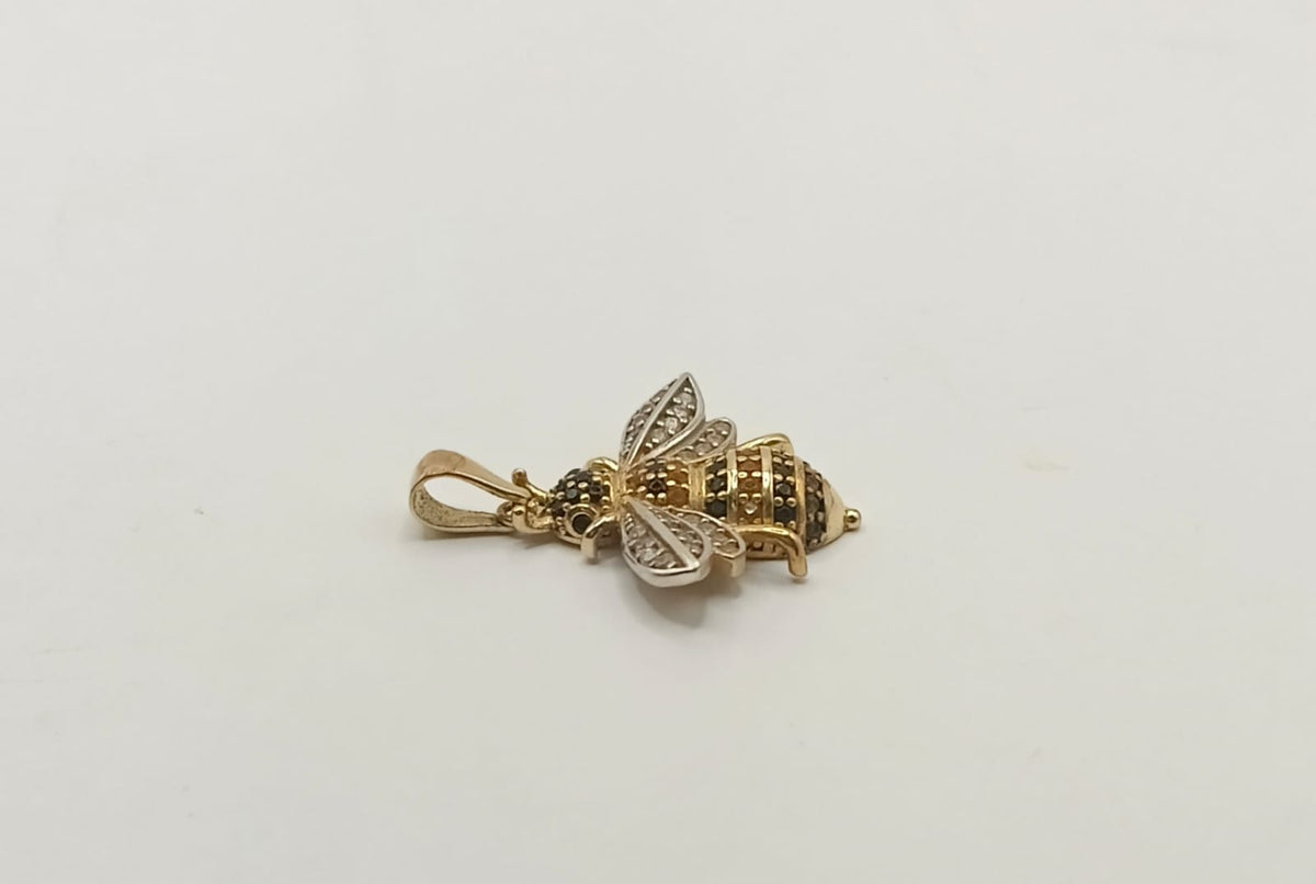Dije de abeja ORO 10K peso 2.2gr