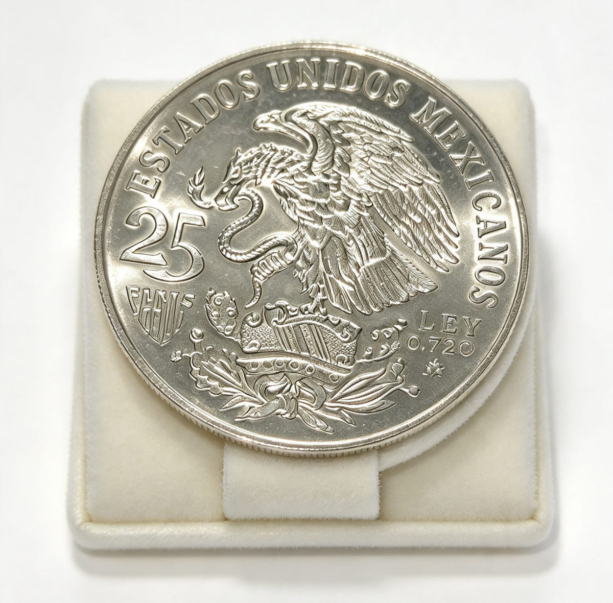 plata moneda olimpica ley .720 22.5g año 1968 USADA
