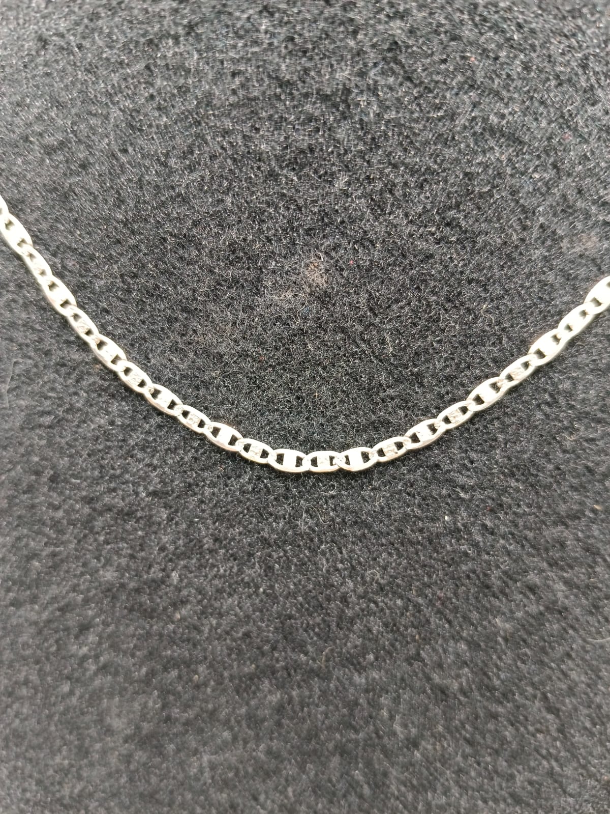 Collar tipo gussi PLATA 925 peso 3.5gr 45cm, usado