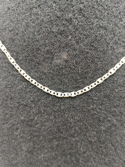 Collar tipo gussi PLATA 925 peso 3.5gr 45cm, usado